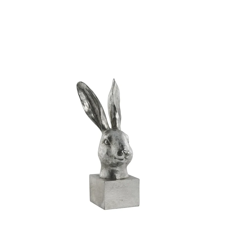 Semina påskharefigur H26,2 cm. Silver