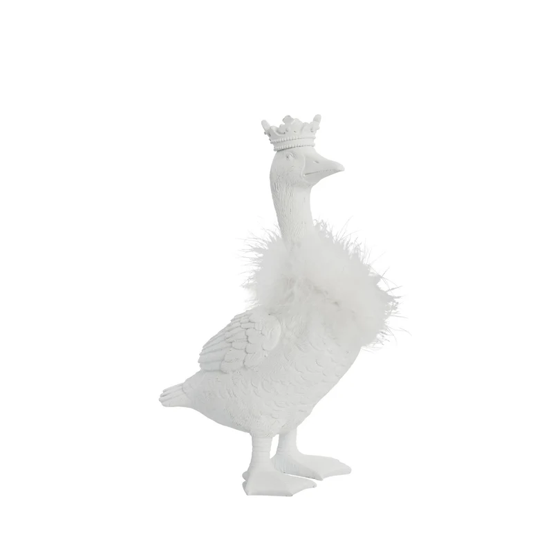 Segilla julgås 26,5 cm. vit