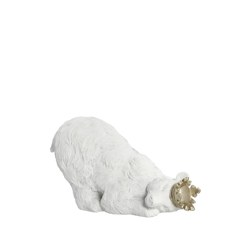 Sebina kunglig isbjörnsfigur 11,5 cm. vit