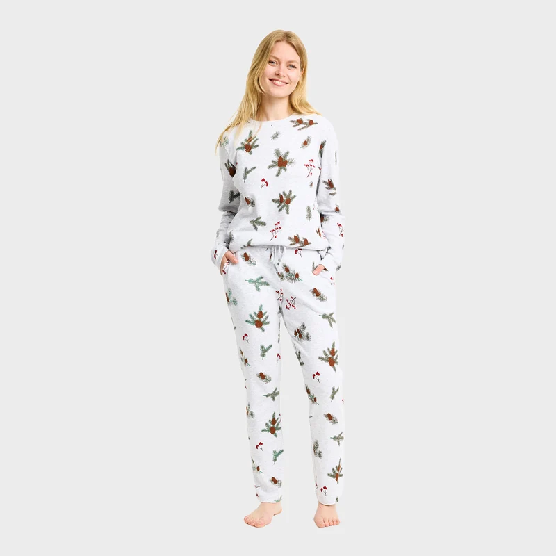 Den ribbede pyjamas - Dame