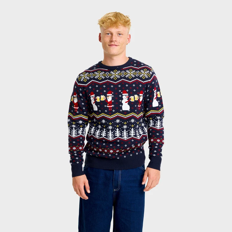 Cheers santa julesweater - Herre