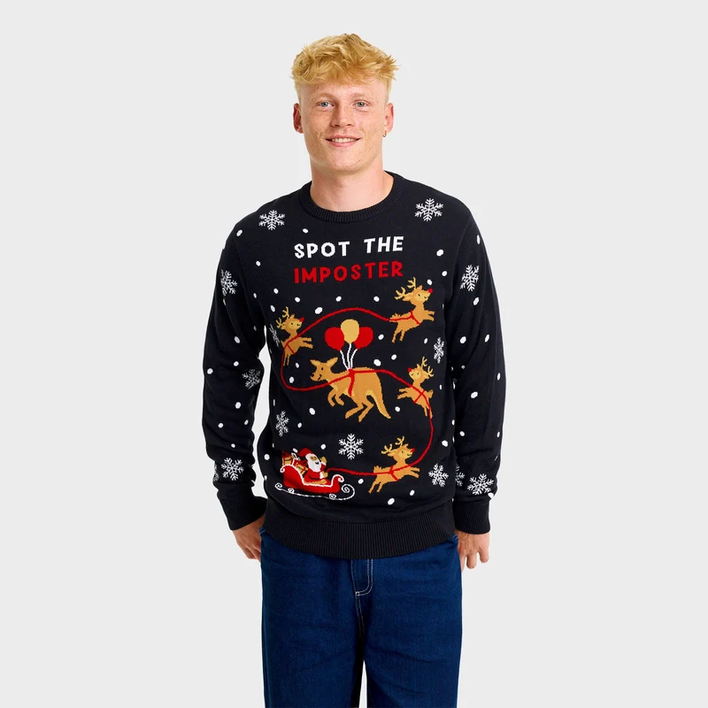 Imposter julesweater - Herre.