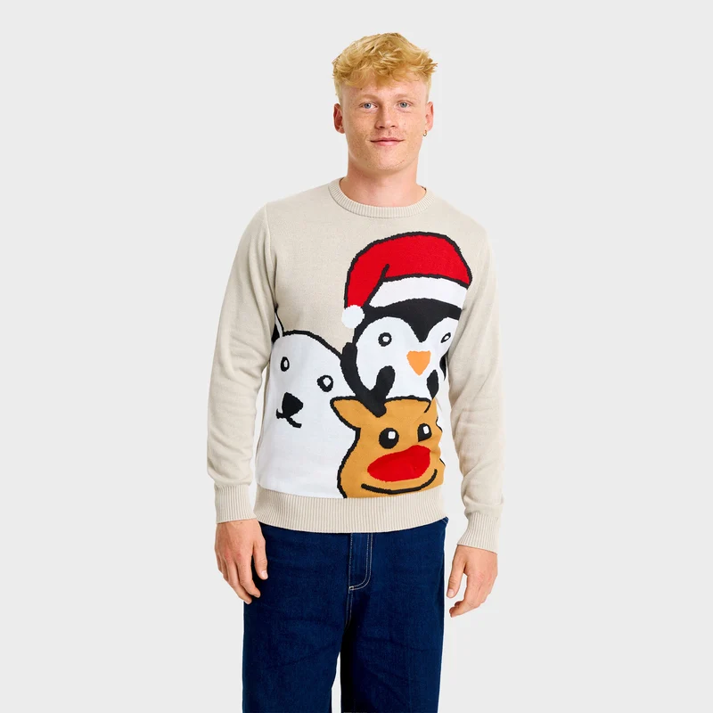 Dyrejulesweater - Herre