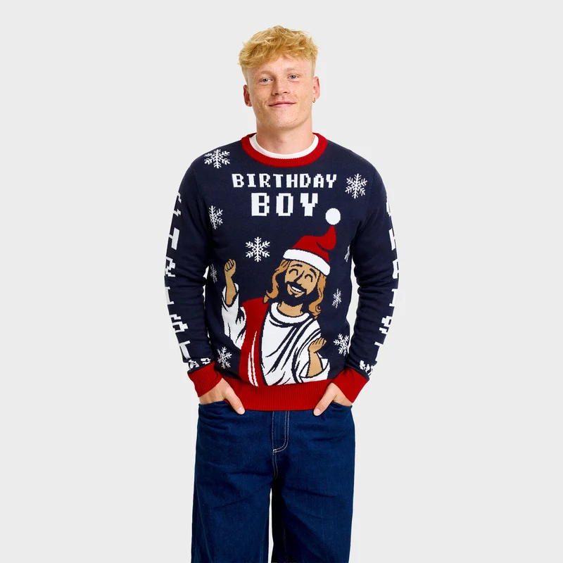 The birthday boy julesweater - Herre
