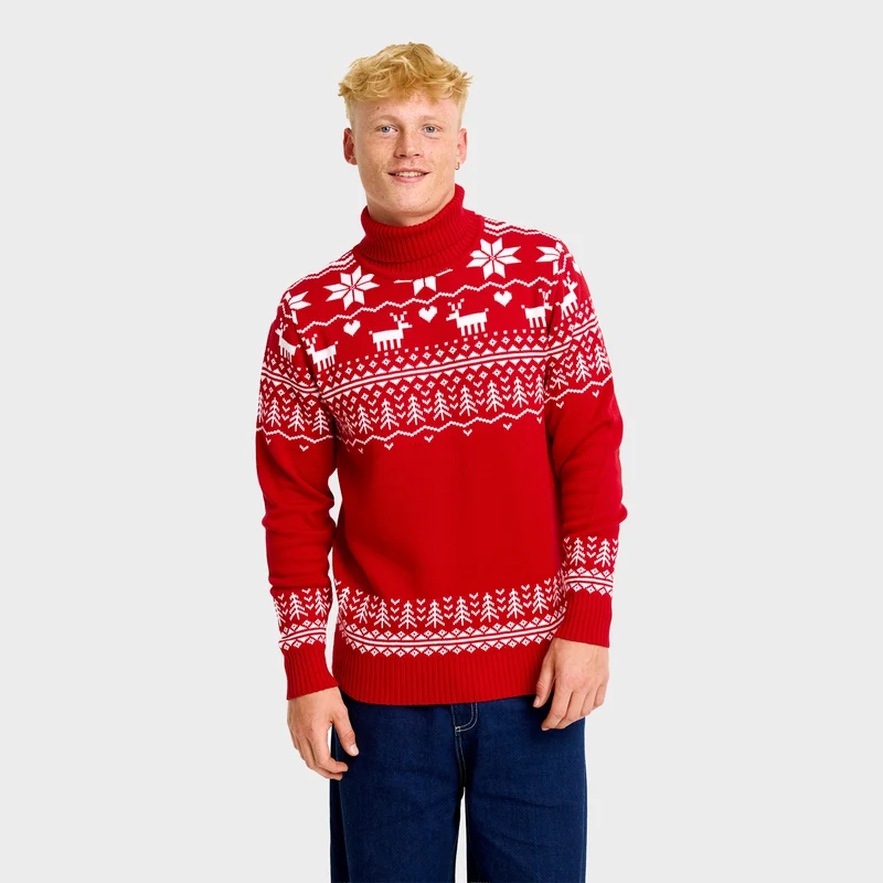The greenlandish juleturtleneck - Herre.