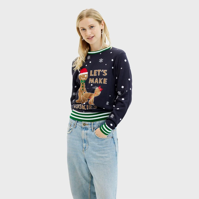 Julekage julesweateren - Dame