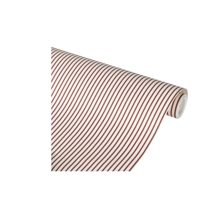 Presentpapper med röda och vita ränder 5 m