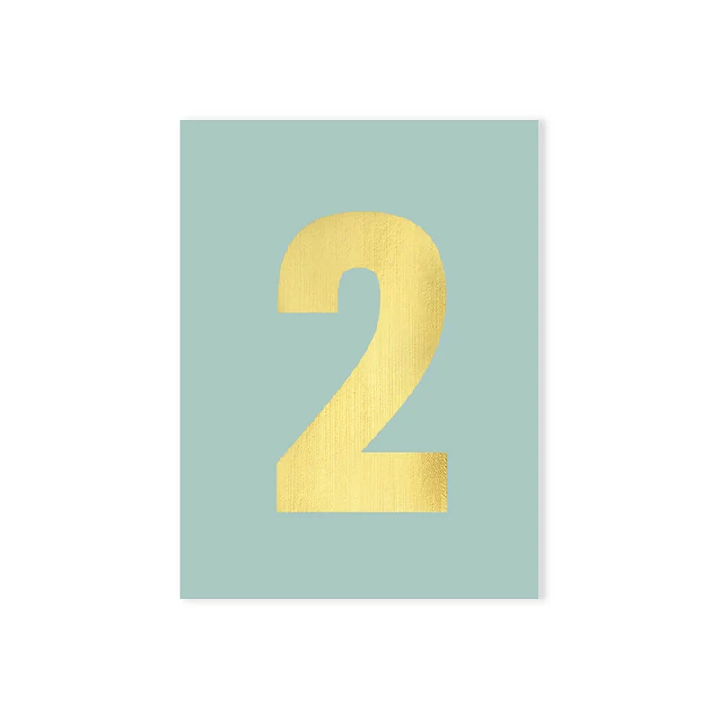 Age 2 Tiddly Birthday Greetings Card by Kali Stileman Cards
