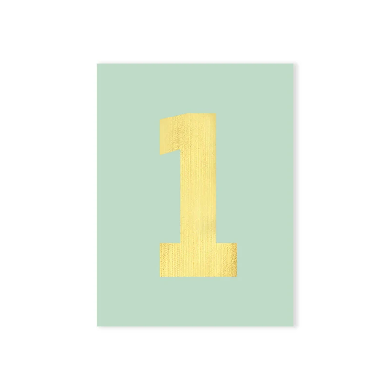 Age 1 Tiddly Birthday Greetings Card by Kali Stileman Cards