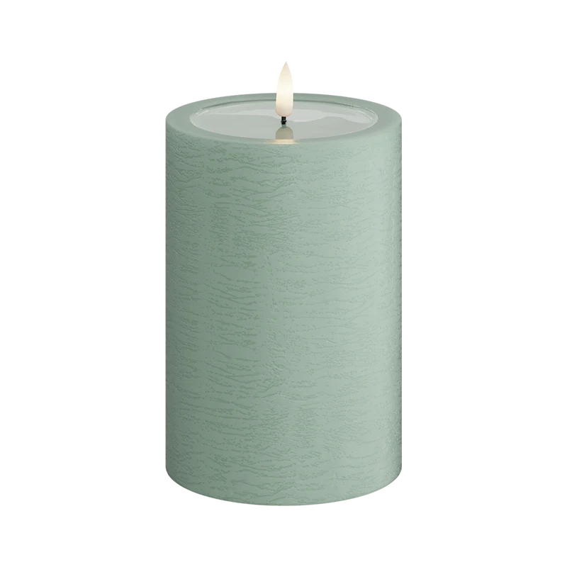 LED-blockljus Unique led blockljus sage green