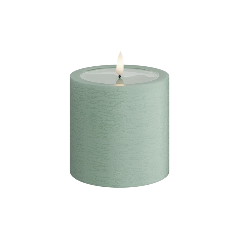 LED-blockljus Unique led blockljus sage green