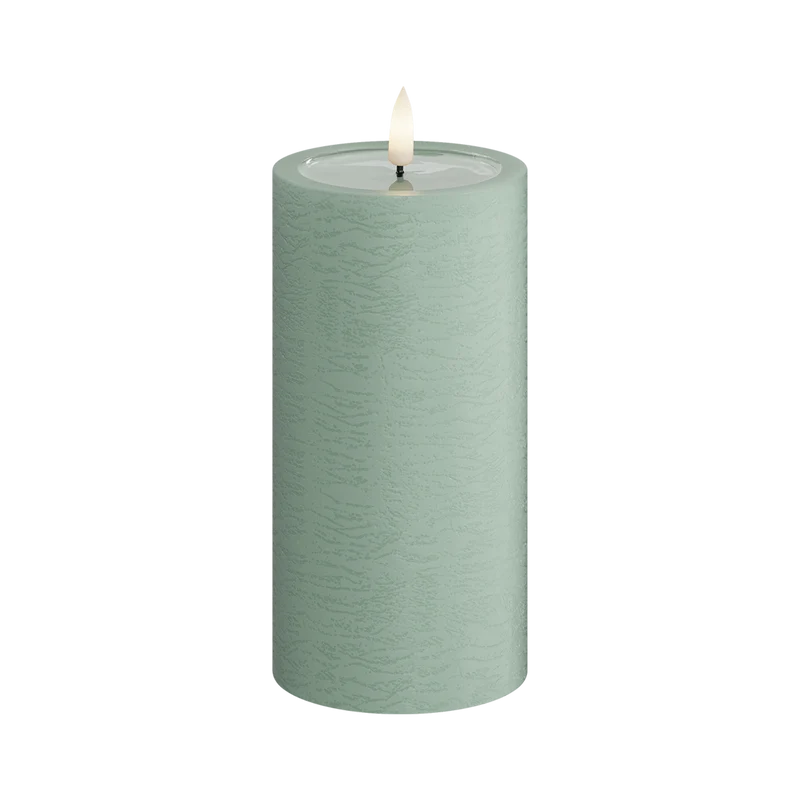 LED-blockljus Unique led blockljus sage green