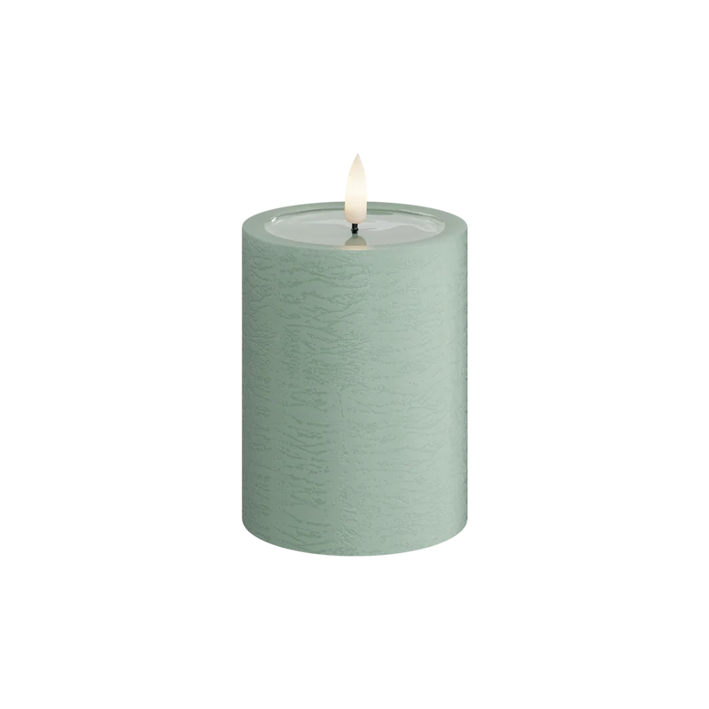 LED-blockljus Unique led blockljus sage green