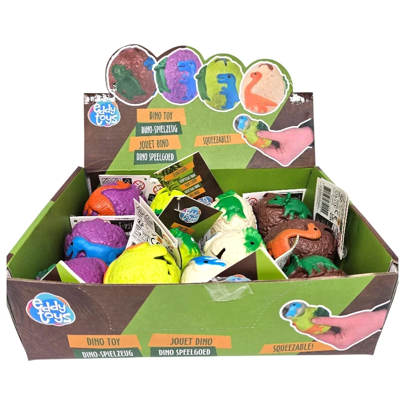 Dinosauregg Skviseleke med figur inni | Eddy Toys