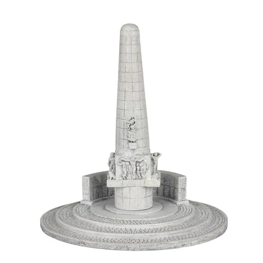 LuVille Monument op de dam