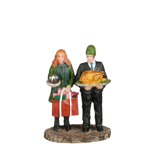 LuVille på väg till julmiddag