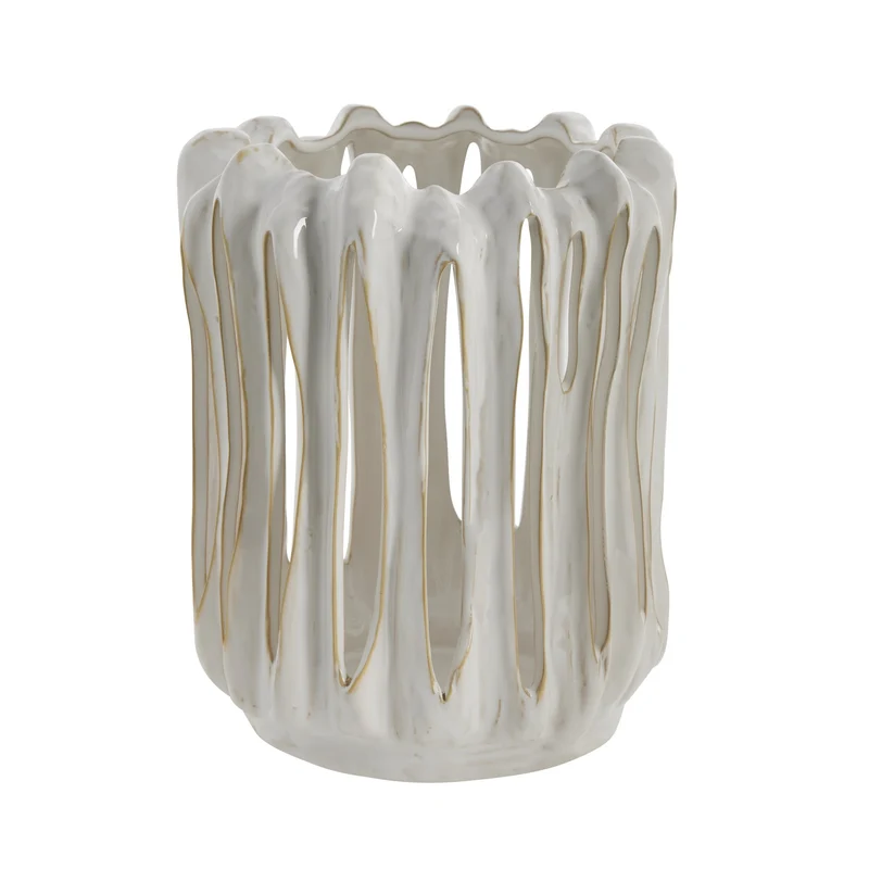 Marlille lykta H27,8 cm. vit