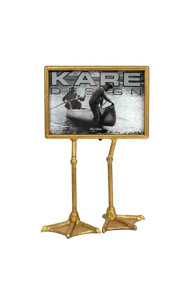 Fotoram KARE DESIGN - ANDEFØD HORISONTAL, 13x18cm, guld