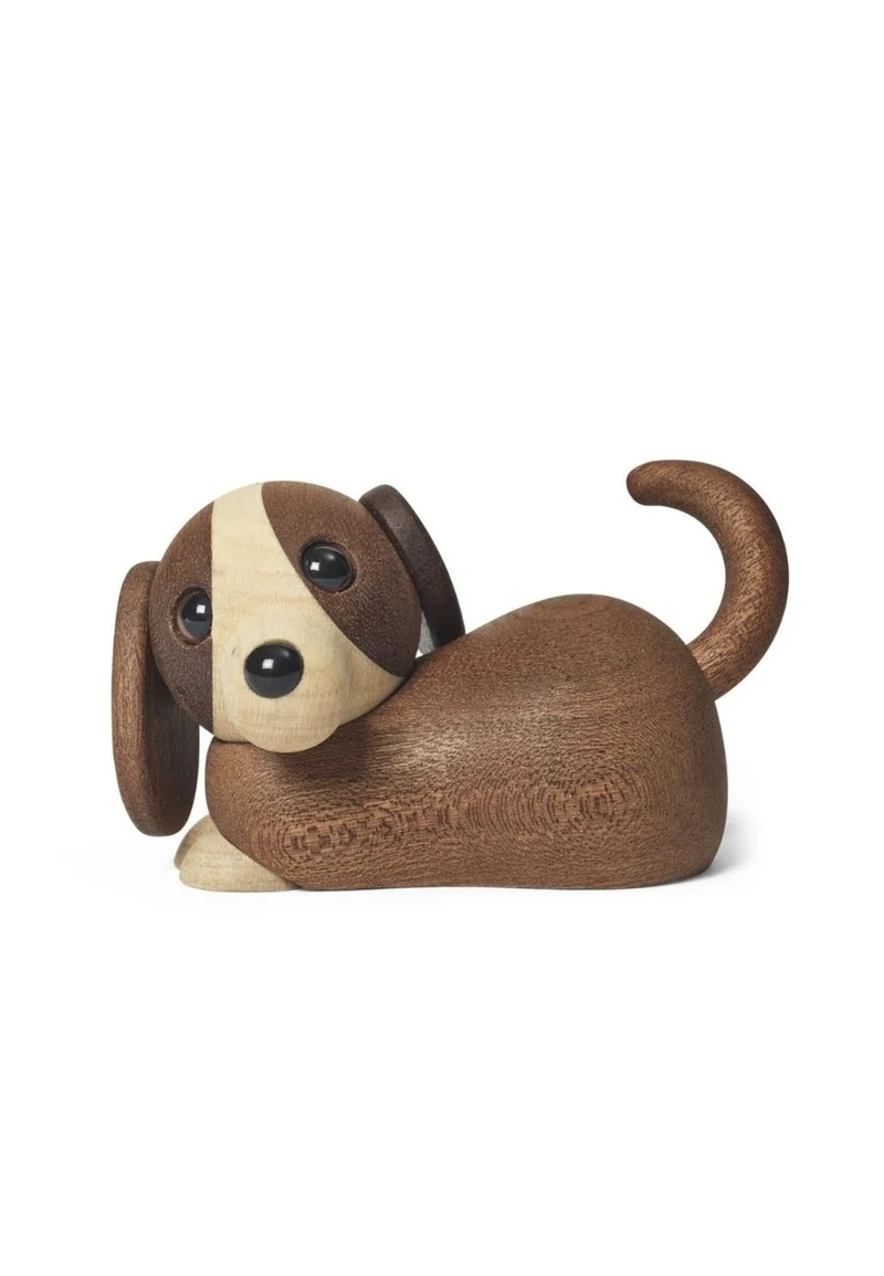Dekoration Jojo Hundvalp Mahogny