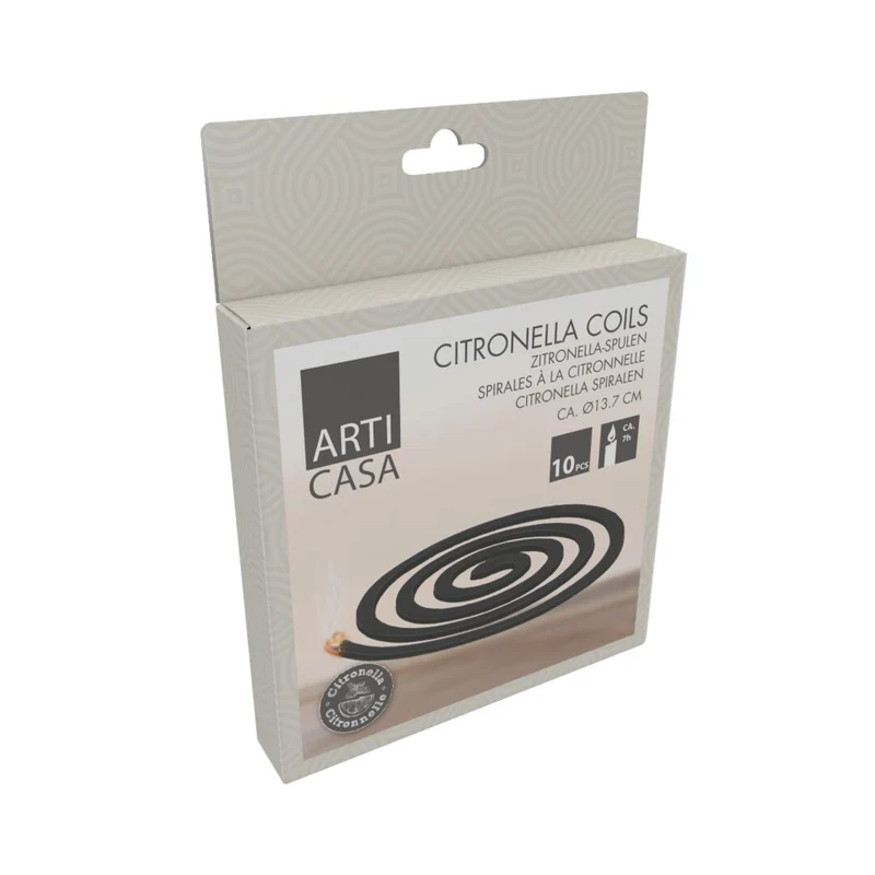 Arti Casa Myggspiraler 10pk | Naturlig Citronella