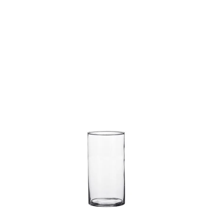 Cylinder glasvas 15 cm hög 9 cm i dia