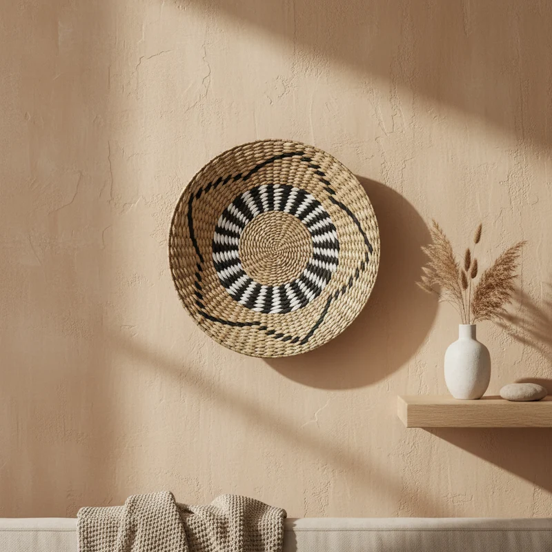 Väggdekoration Skagern, Flora Svart