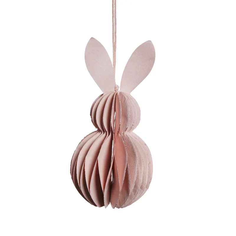 Parillia påskdekoration H12 cm. ljusrosa papper