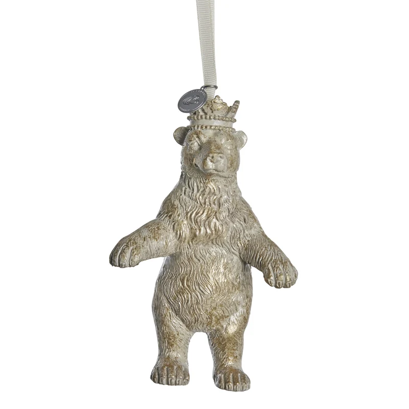 Sebina julgranshängare 11,4 cm ljust guld