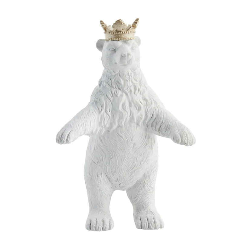 Sebina kunglig isbjörnsfigur 20,5 cm. vit