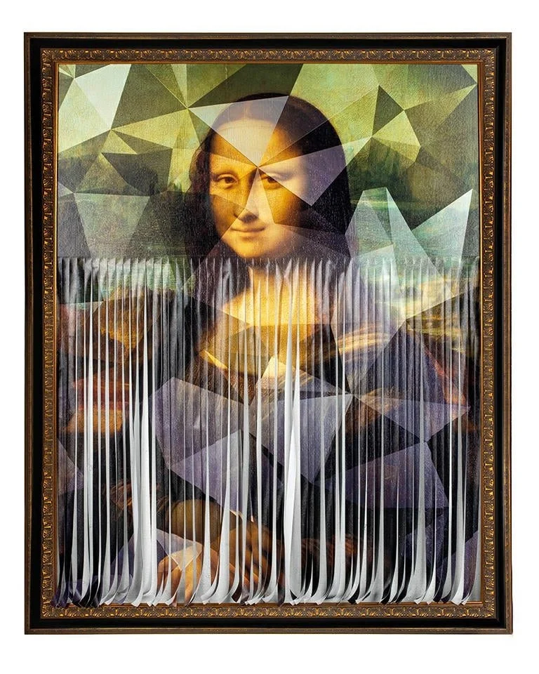 Tavla KARE DESIGN - MADEMOISELLE LISA, 130x163cm