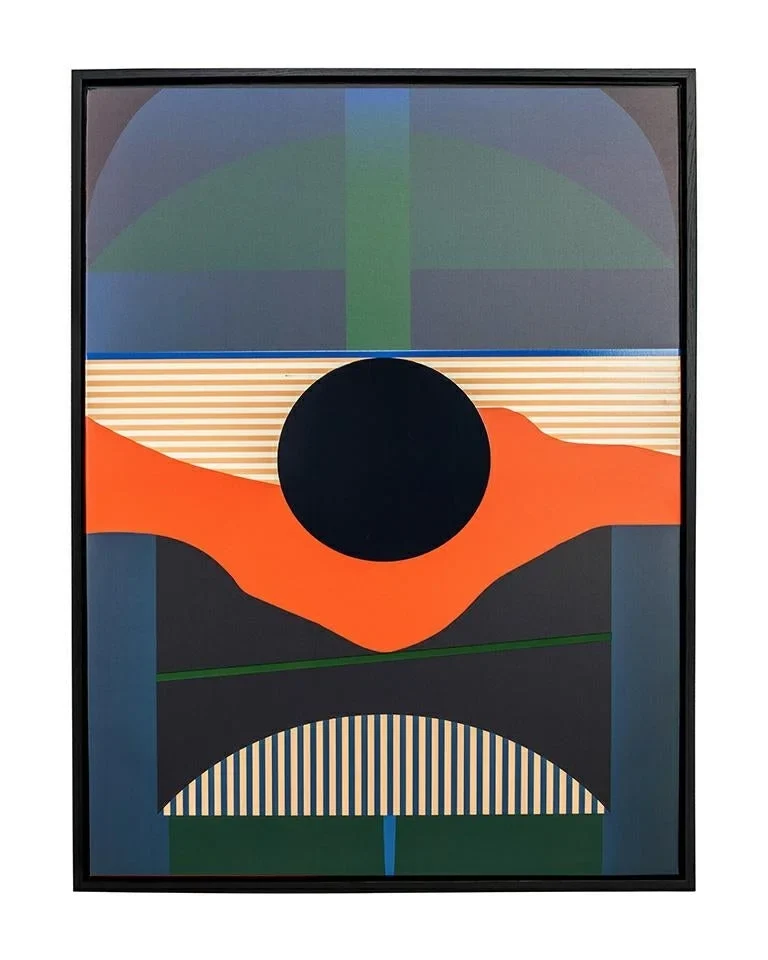 Tavla KARE DESIGN - SOLNEDGANG, 75x100 cm