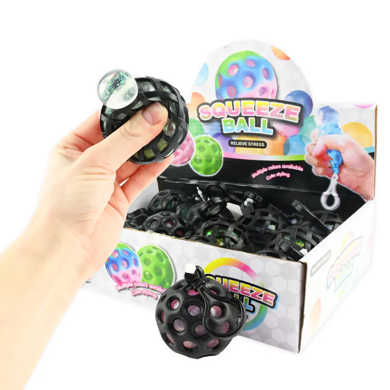 Keyring Squeeze Ball | Squishy stressball med nøkkelring