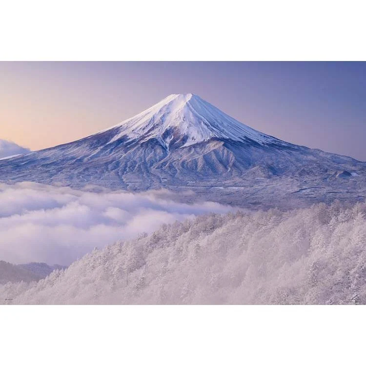 Jigsaw Puzzle Mount Fuji sett från snöiga Mitsutoge Yamanashi 1000 bitar YAM-10-1453