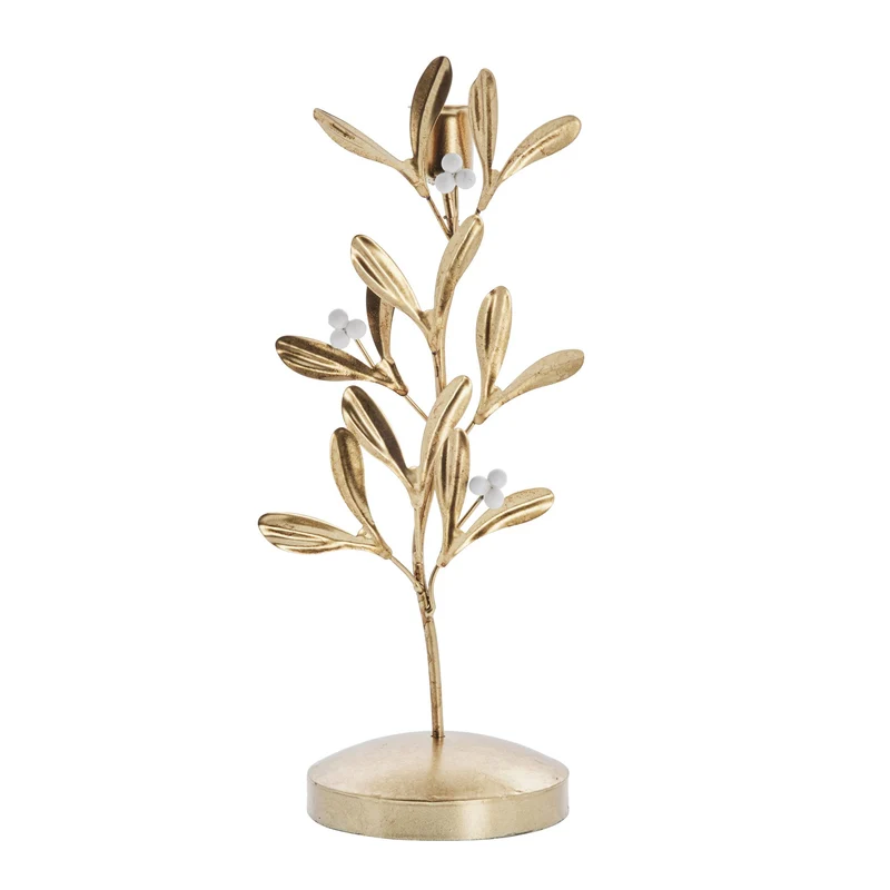 Missia ljushållare 30 cm. ljust guld