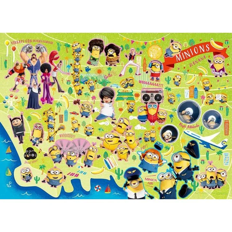 Pussel Minions Fever Map Minions 500 bitar YAM-05-1062