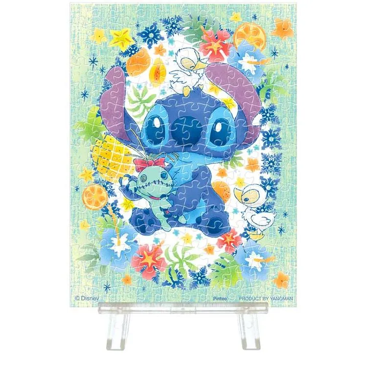 Pussel Härlig Krans Stitch Lilo & Stitch [CP-LS] 150 Bitar YAM-2308-33