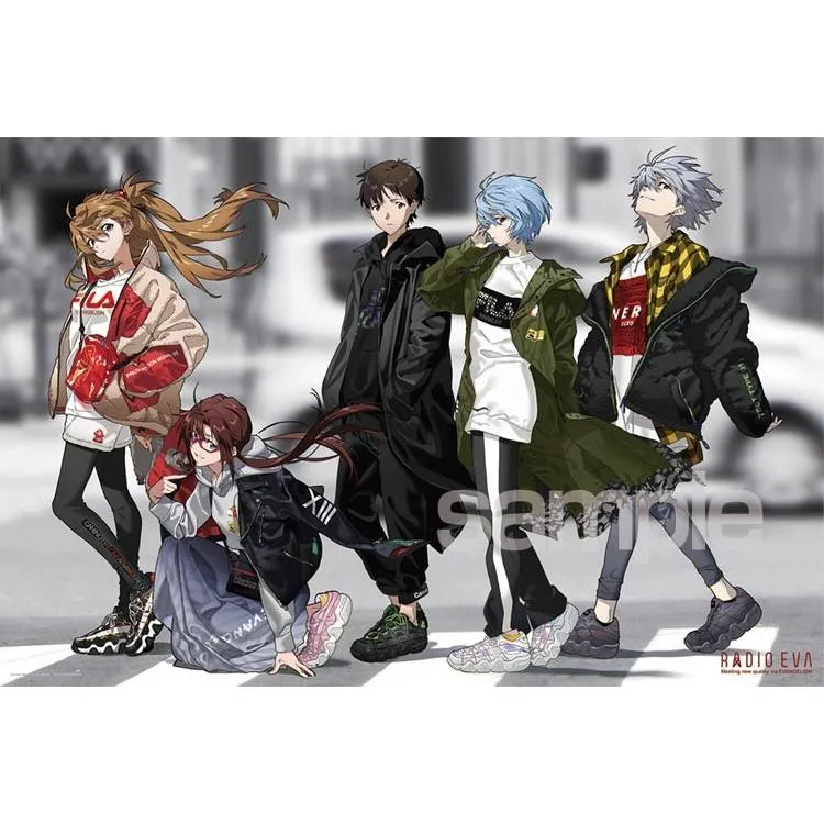 Pussel RADIO EVA Illustration 04 Sports MIX Style Evangelion 1000 bitar YAM-10-1367