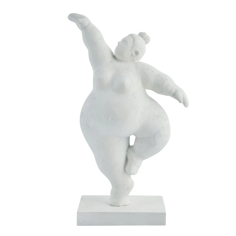 Serafina kvinnogestalt H28,8 cm. vit