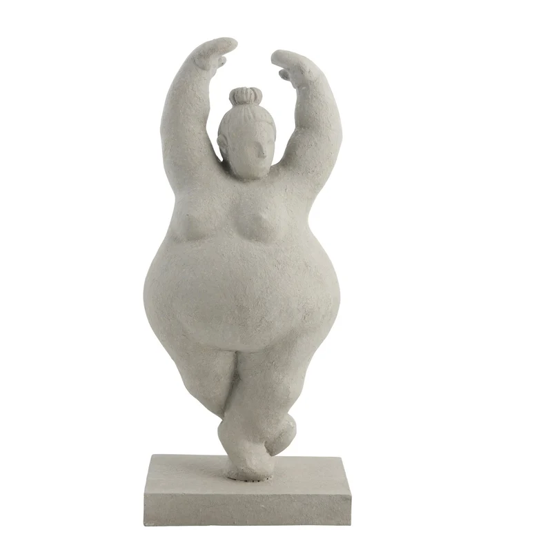 Serafina kvinnogestalt H28 cm. grå