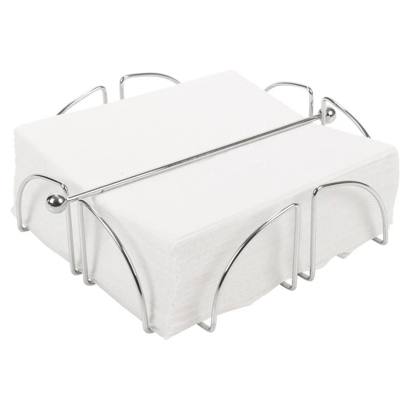 Serviettholder Krom Metall 19x19x6.5cm