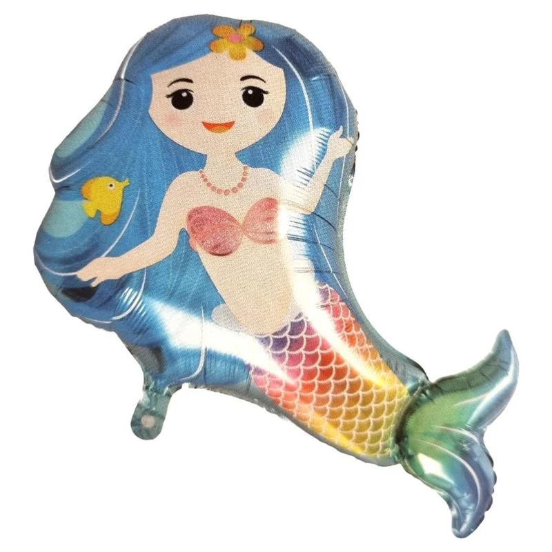 Folieballong Havfrue 61x70cm