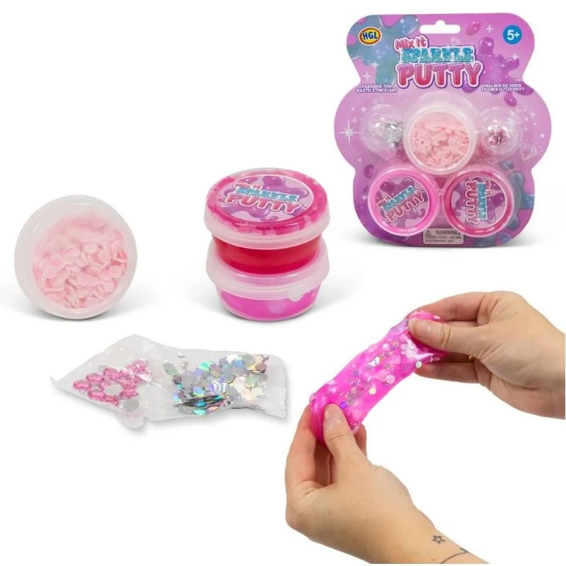 Mix It Sparkle Putty | Lag din egen glitrende putty | DIY - sett
