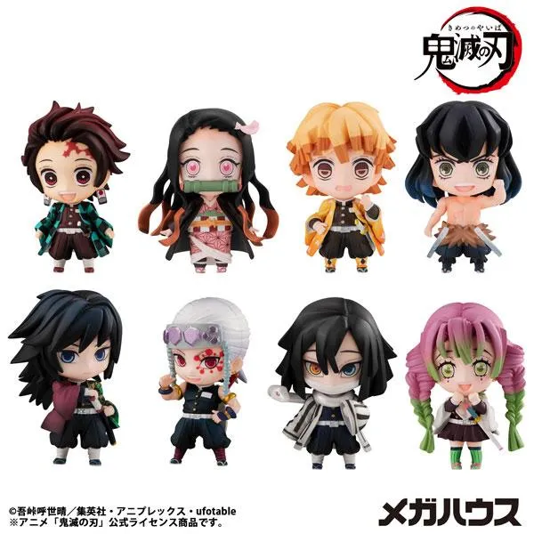 Demon Slayer Tanjiro & Vänner Maskotkollektion Vol. 1 8-pack Box MegaHouse