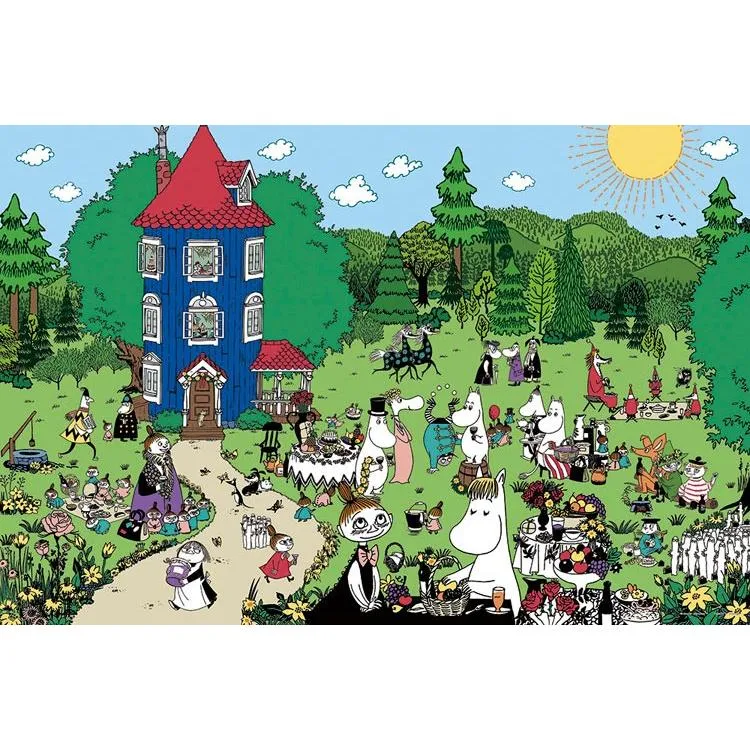 Pussel Välkommen till Muminhuset! Mumin 1000 bitar YAM-10-1348