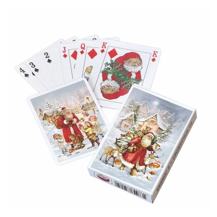 Kortspel med klassiska julmotiv