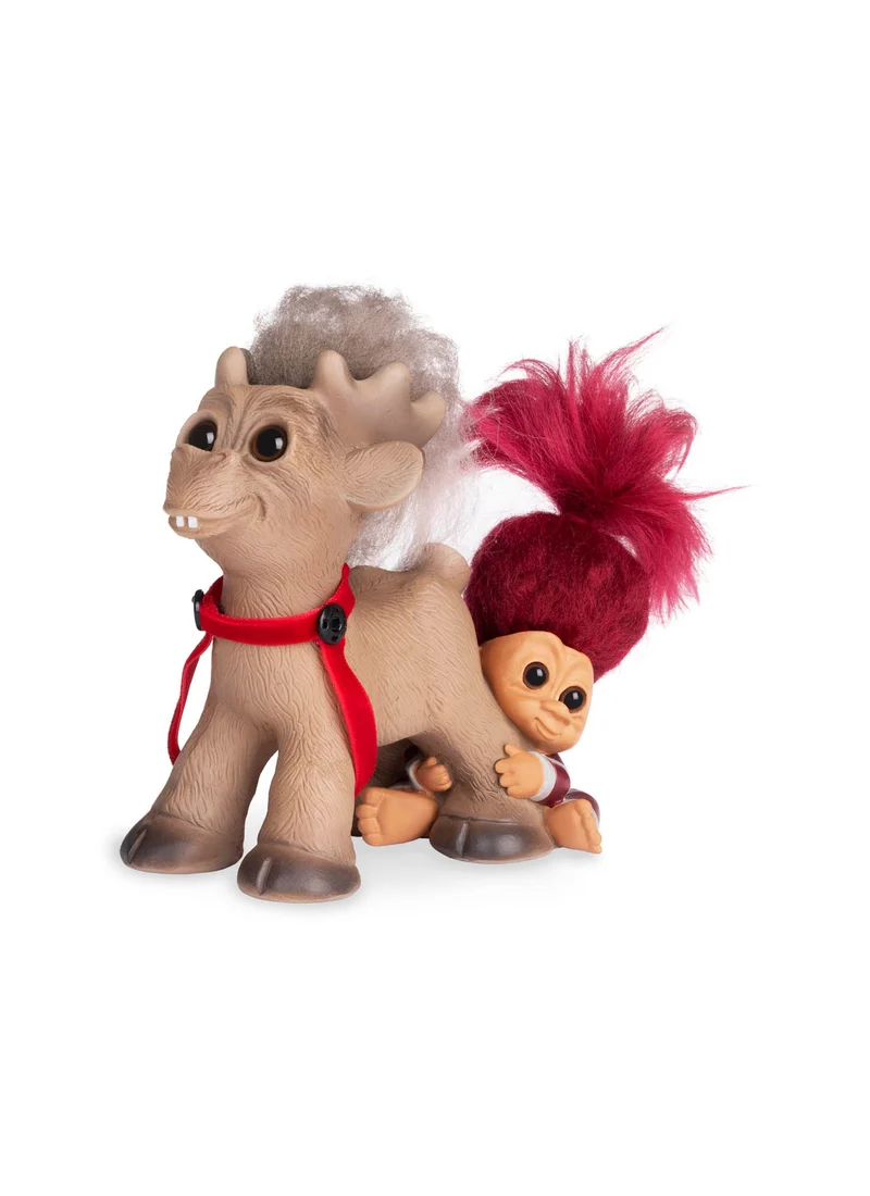 Reindeer Jolly & cheeky troll Miv Pinedam