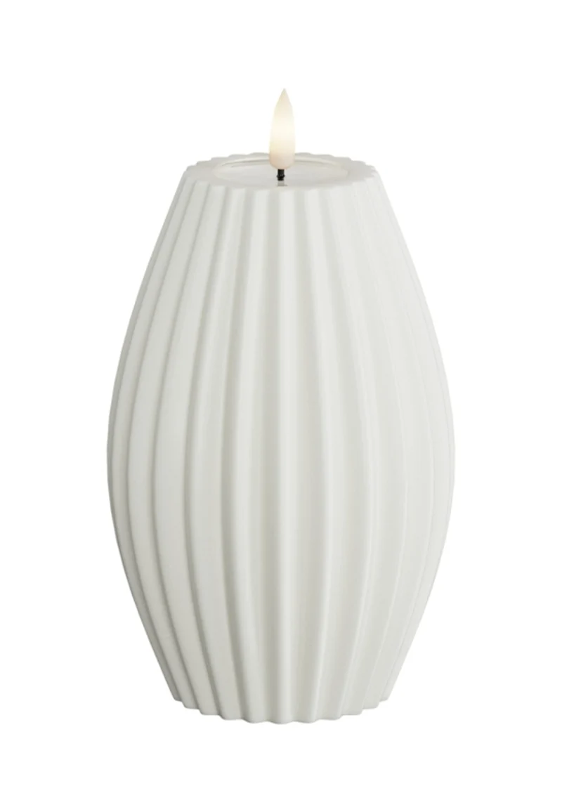 Blockljus LED Räfflat Stripe 10x15 cm