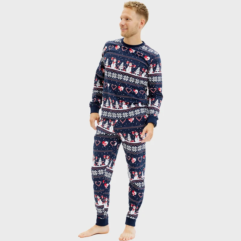 Julehjerte julepyjamas - Herre.