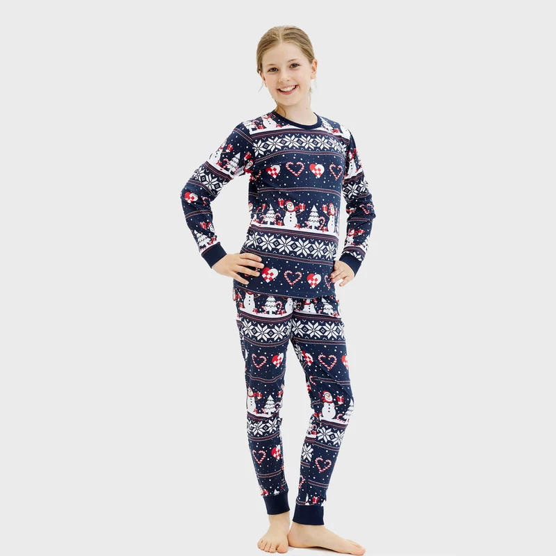 Julehjerte julepyjamas - Børn.