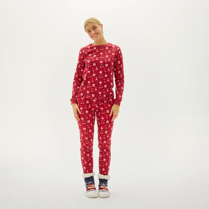 Valentines Pyjamas Rød - barn.